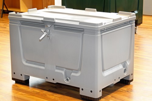 Safety officer conducting a risk assessment at a commercial premises