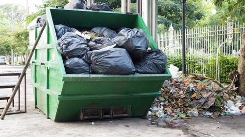 Recycling process for commercial waste in Kensington